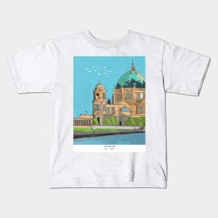 Berliner Dom Germany Illustration Kids T-Shirt